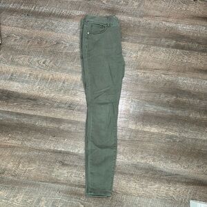 LOFT Olive Skinny Jeans Leggings Soft